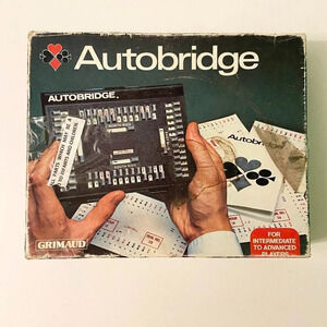 Vintage 1979 Autobridge Game  Grimaud For Intermediate to Advanced Players